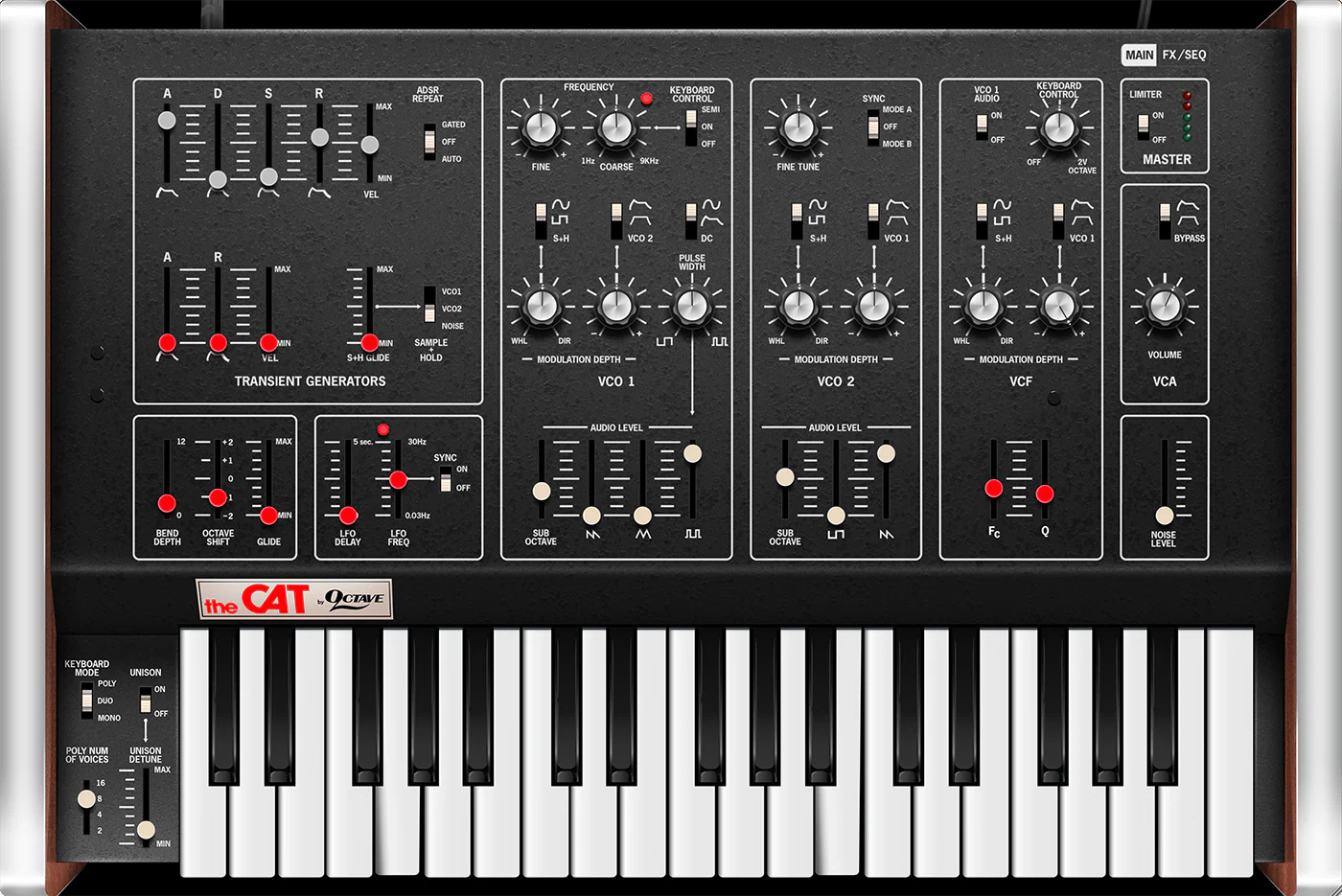 Cherry Audio Octave Cat Synthesizer – Professional Audio Software & Plugin - Image 3