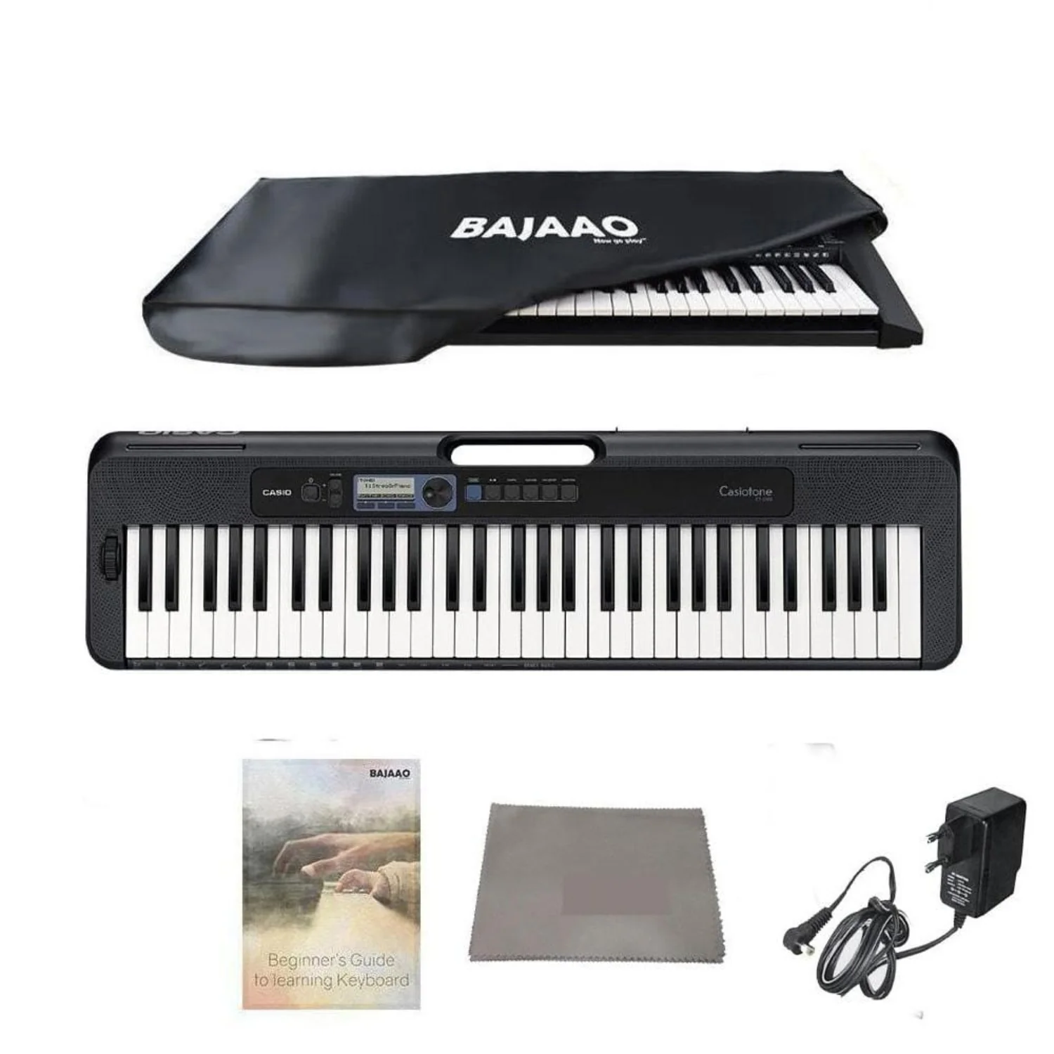 Casio Casiotone CT S300 61 Key Portable Keyboard with Adapter