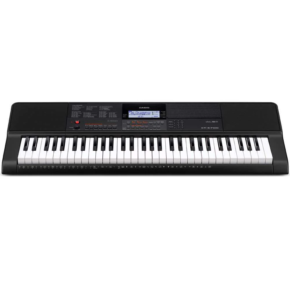 Casio CT-X700 61-Key Portable Keyboard With Power Adapter, Gigbag, Stand, Cloth & Ebook - Image 4