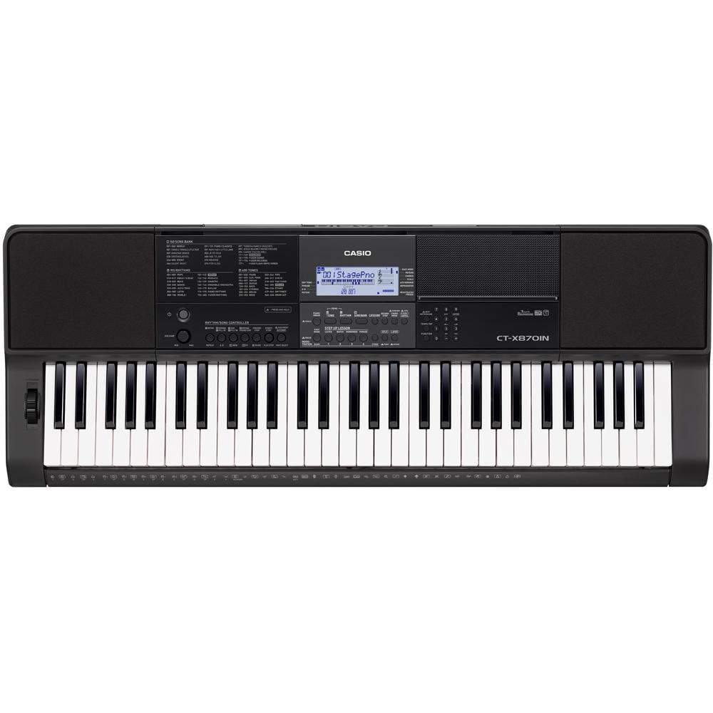 Casio CT-X870IN 61-Key Portable Keyboard With Power Adapter, Dust Cover, Online Lessons & Ebook - Image 3