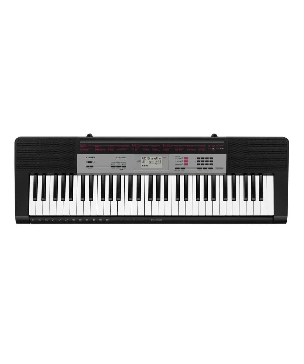 Casio CTK-1500 61-Key Standard Keyboard with Power Adapter - Image 5
