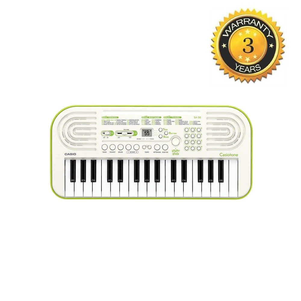 Casio SA-50 Casiotone 32 Key Kids Mini Portable Keyboard - Image 2