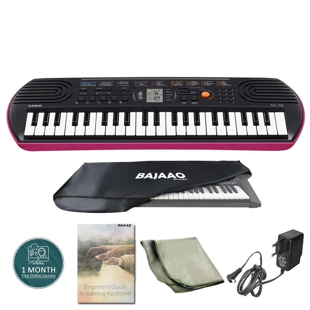 Casio SA78 Kids Mini Portable Keyboard With Adapter - Image 8