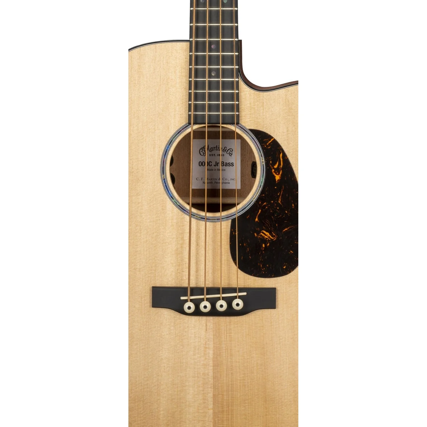 CF Martin 000C Junior E Bass 4 String Acoustic Bass Guitar - Image 3