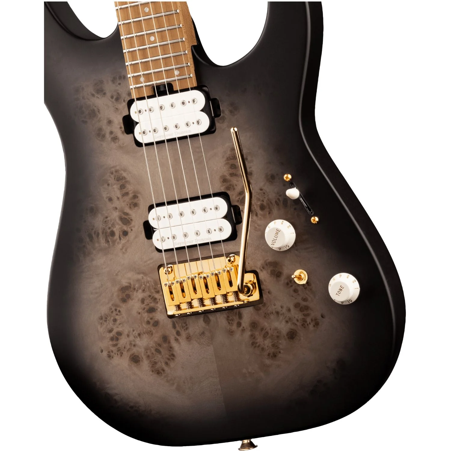 Charvel Pro-Mod D24 HH CM Poplar Burl 6 String Electric Guitar - Image 2