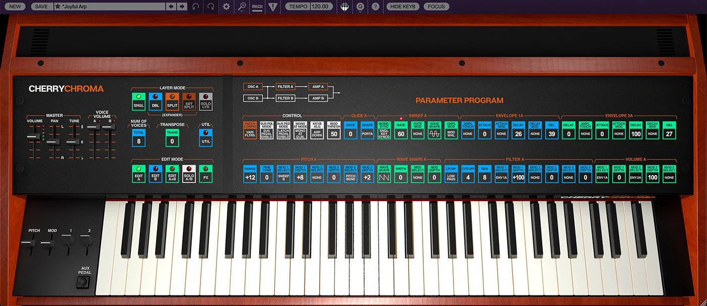 Cherry Audio Rhodes Chroma Synthesizer – Professional Audio Software & Plugin - Image 2