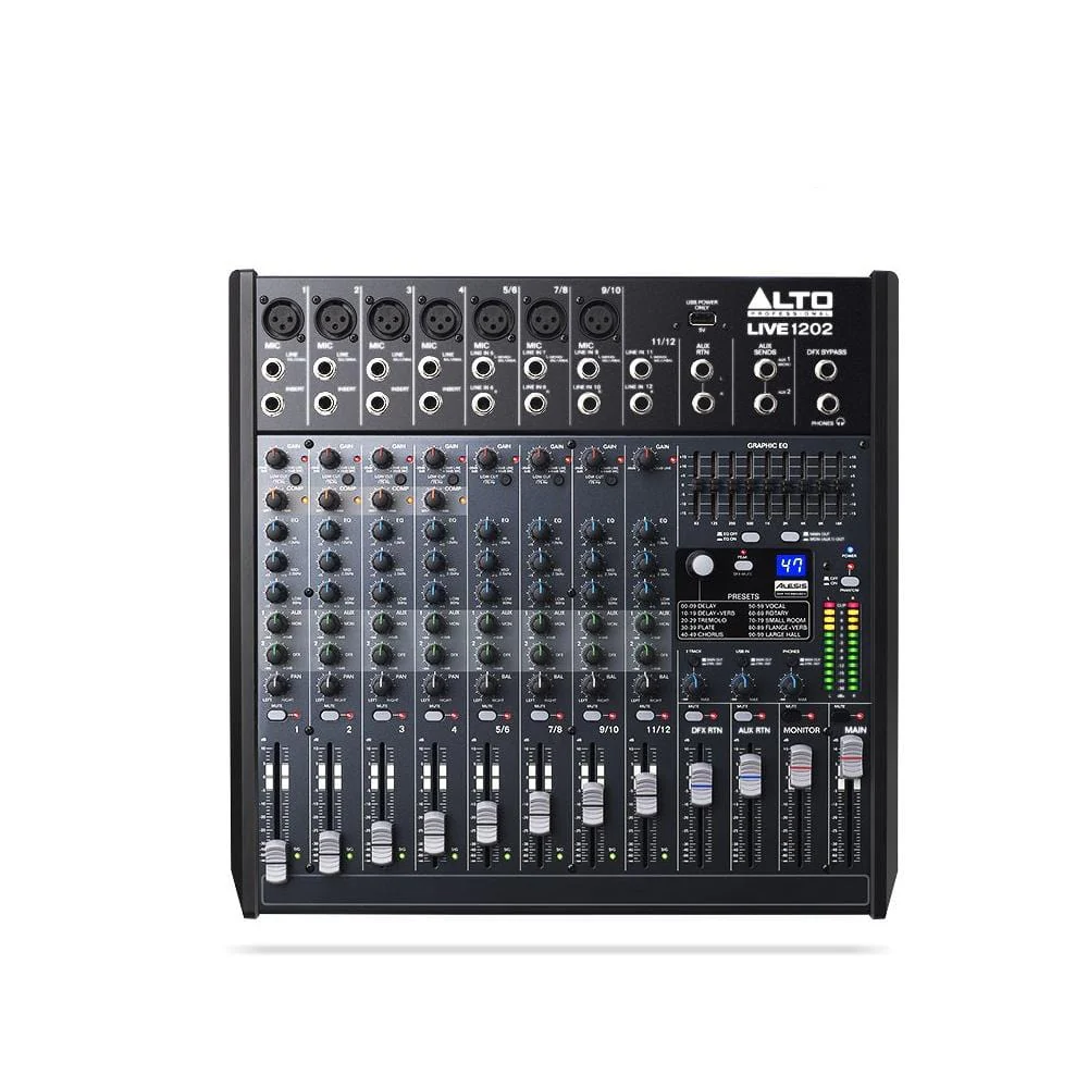 Church Sound System 8xAlto TS315 Wall Mount Loudspeakers, 2xSubwoofer, 5xAmplifier, Crossover, Monitor, Mics, Stands & Mixer - Image 2