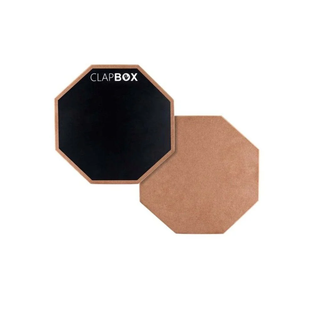 Clapbox Drum Practice Pad 12 Inch- Black - Image 2