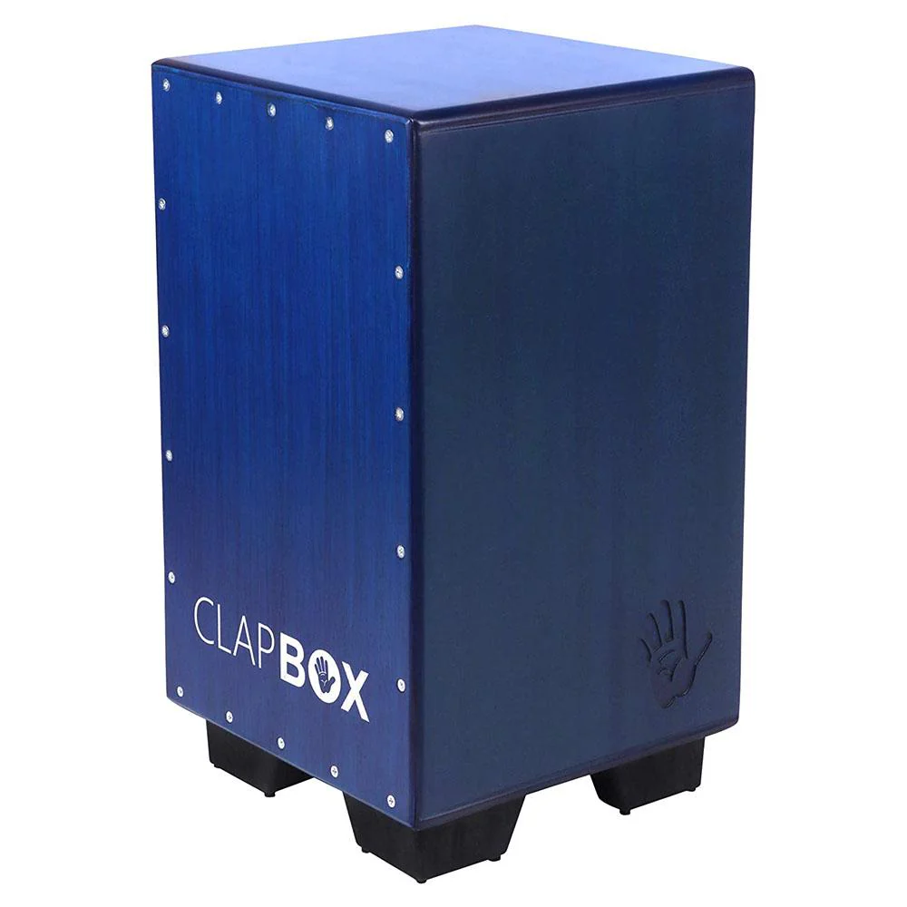 Clapbox CB40 Birch Wood Adjustable Snare Cajon - Blue - Image 2