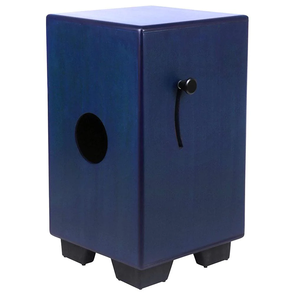 Clapbox CB40 Birch Wood Adjustable Snare Cajon - Blue - Image 3