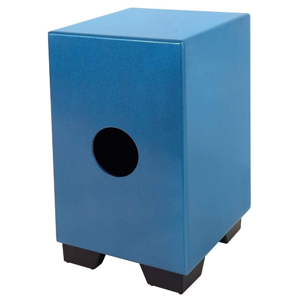 Clapbox Trendsetter Bass Cajon Ebony Wood- Mettalic Blue - Image 3