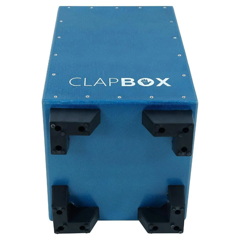 Clapbox Trendsetter Bass Cajon Ebony Wood- Mettalic Blue - Image 4