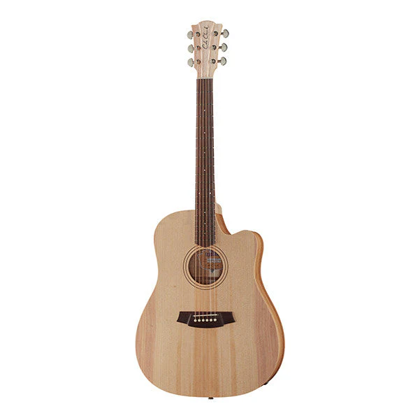 Cole Clark Fat Lady FL1EC-BB Cutaway Electro Acoustic Guitar - Natural Satin