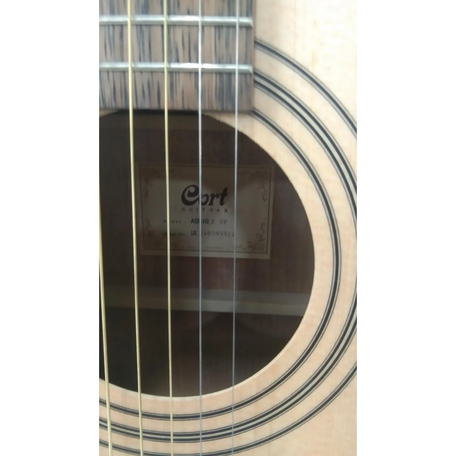 Cort AD810E Dreadnought Electro Acoustic Guitar - Open Pore Natural - Open Box - Image 12