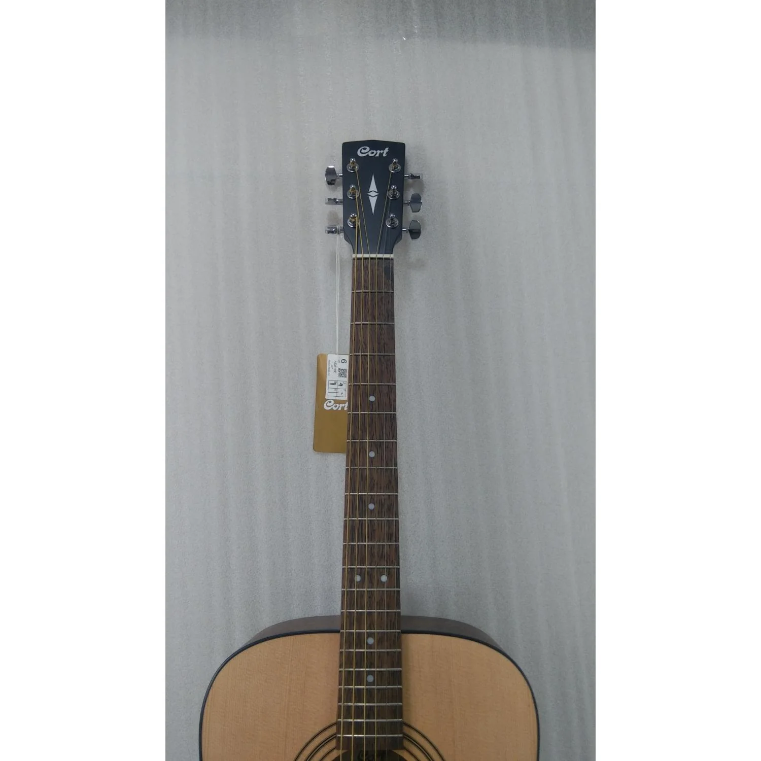 Cort AD810E Dreadnought Electro Acoustic Guitar - Open Pore Natural - Open Box - Image 16