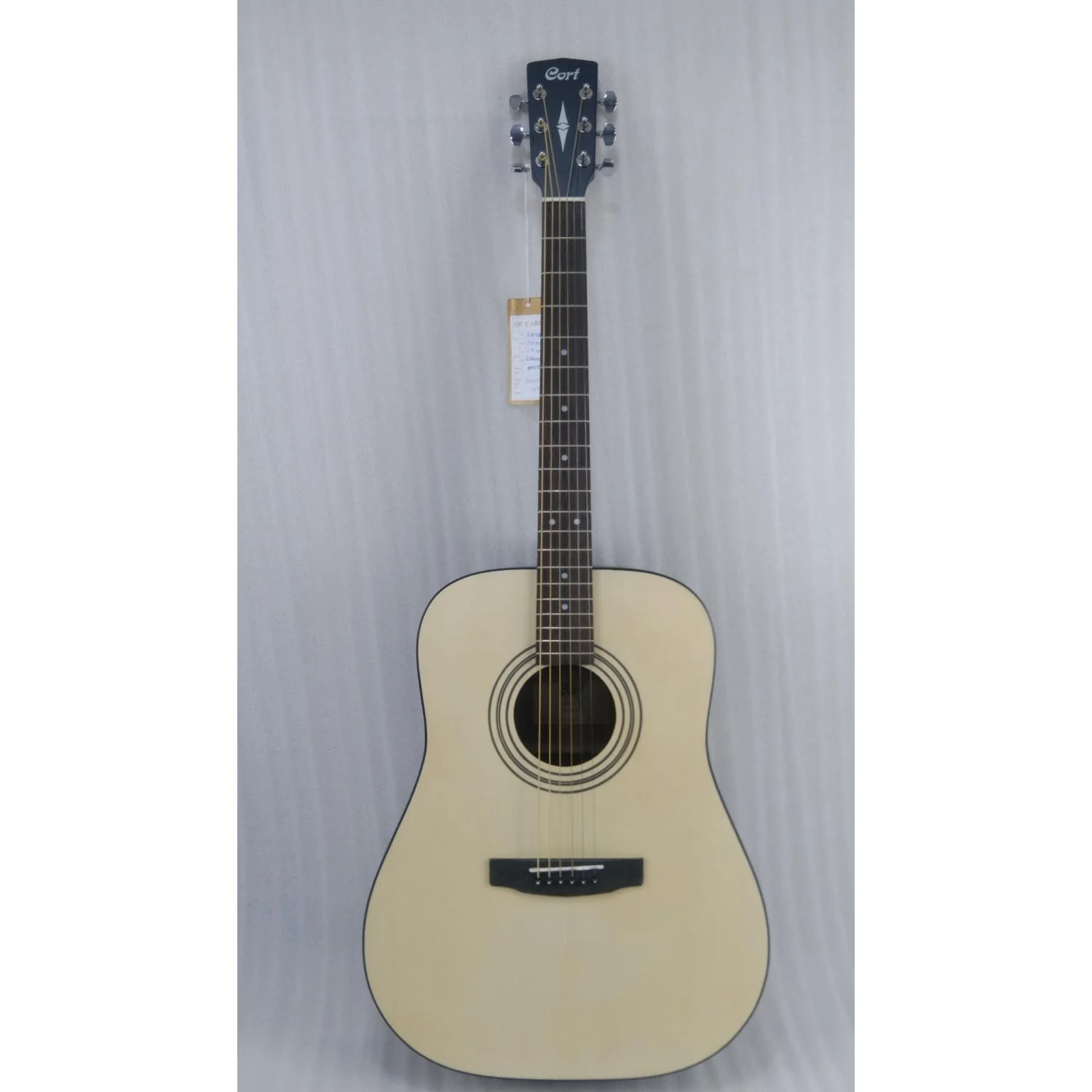 Cort AD810E Dreadnought Electro Acoustic Guitar - Open Pore Natural - Open Box - Image 28