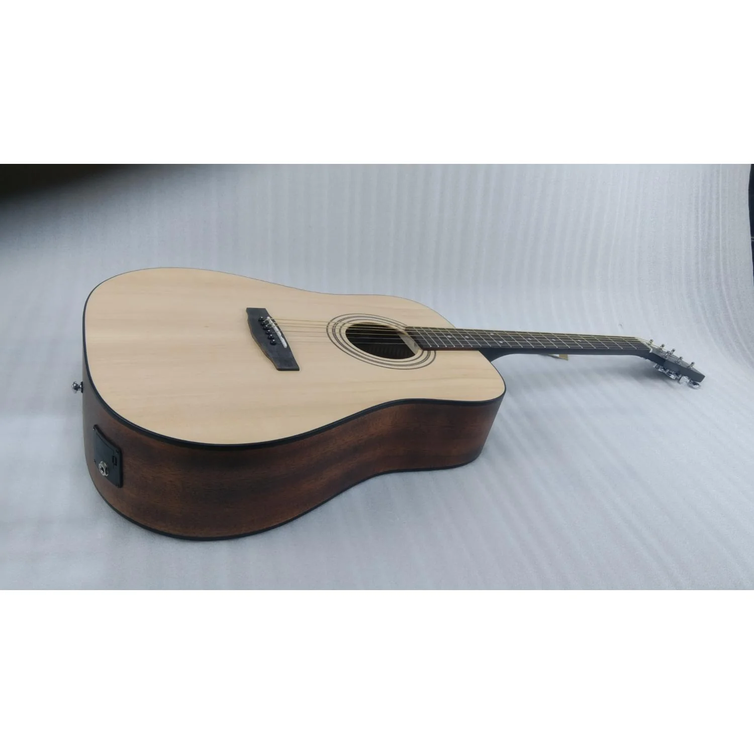 Cort AD810E Dreadnought Electro Acoustic Guitar - Open Pore Natural - Open Box - Image 4