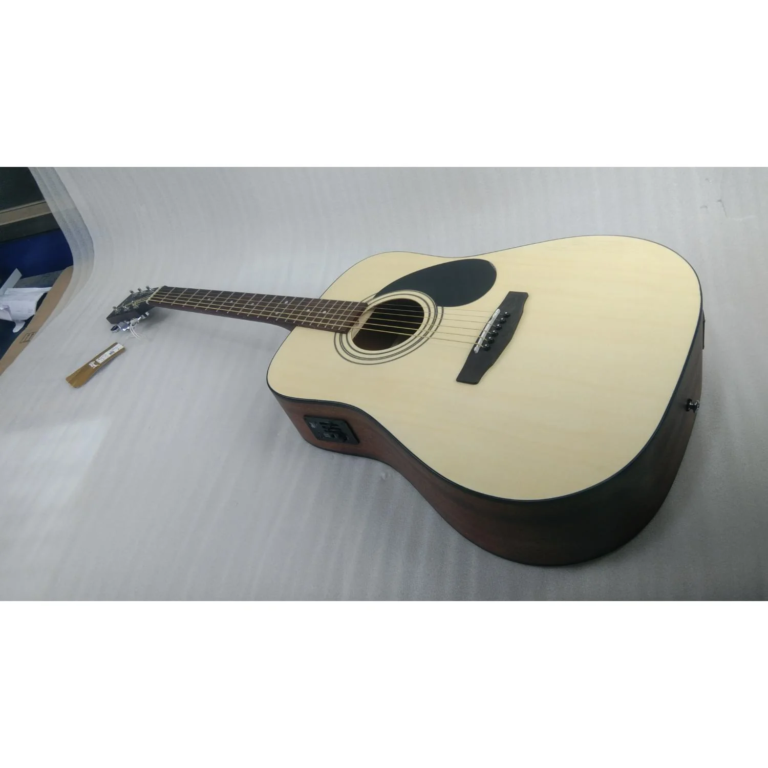 Cort AD810E Dreadnought Electro Acoustic Guitar - Open Pore Natural - Open Box - Image 46