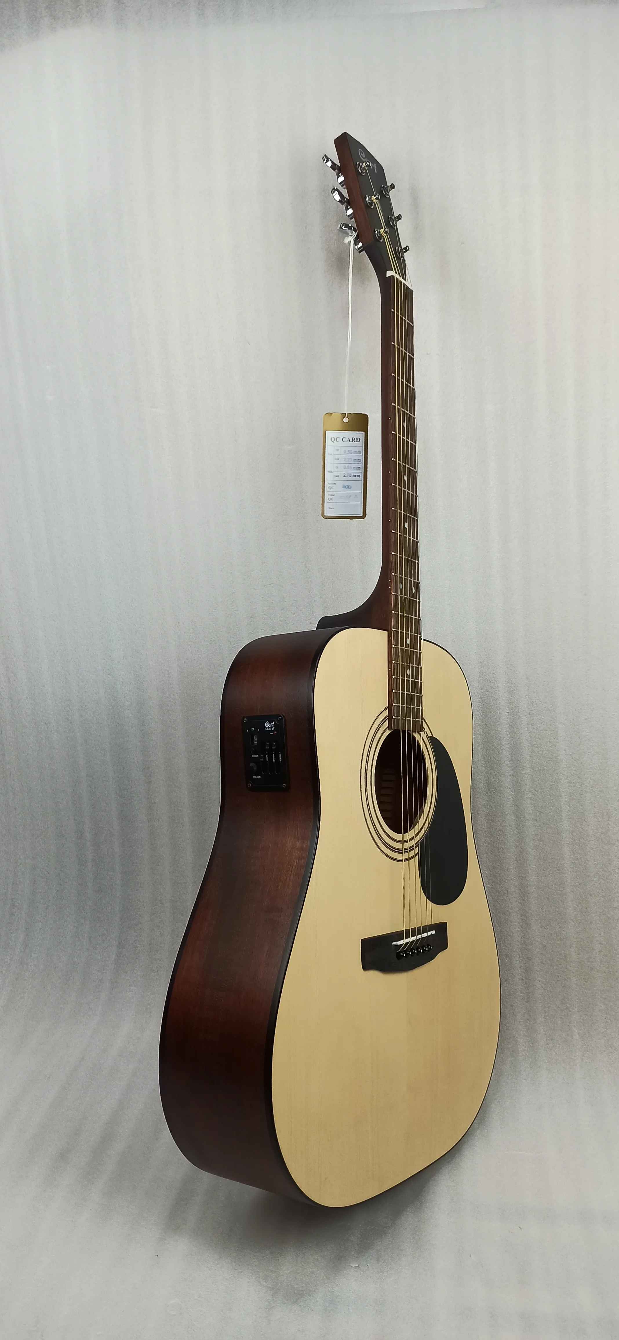 Cort AD810E Dreadnought Electro Acoustic Guitar - Open Pore Natural - Open Box - Image 55