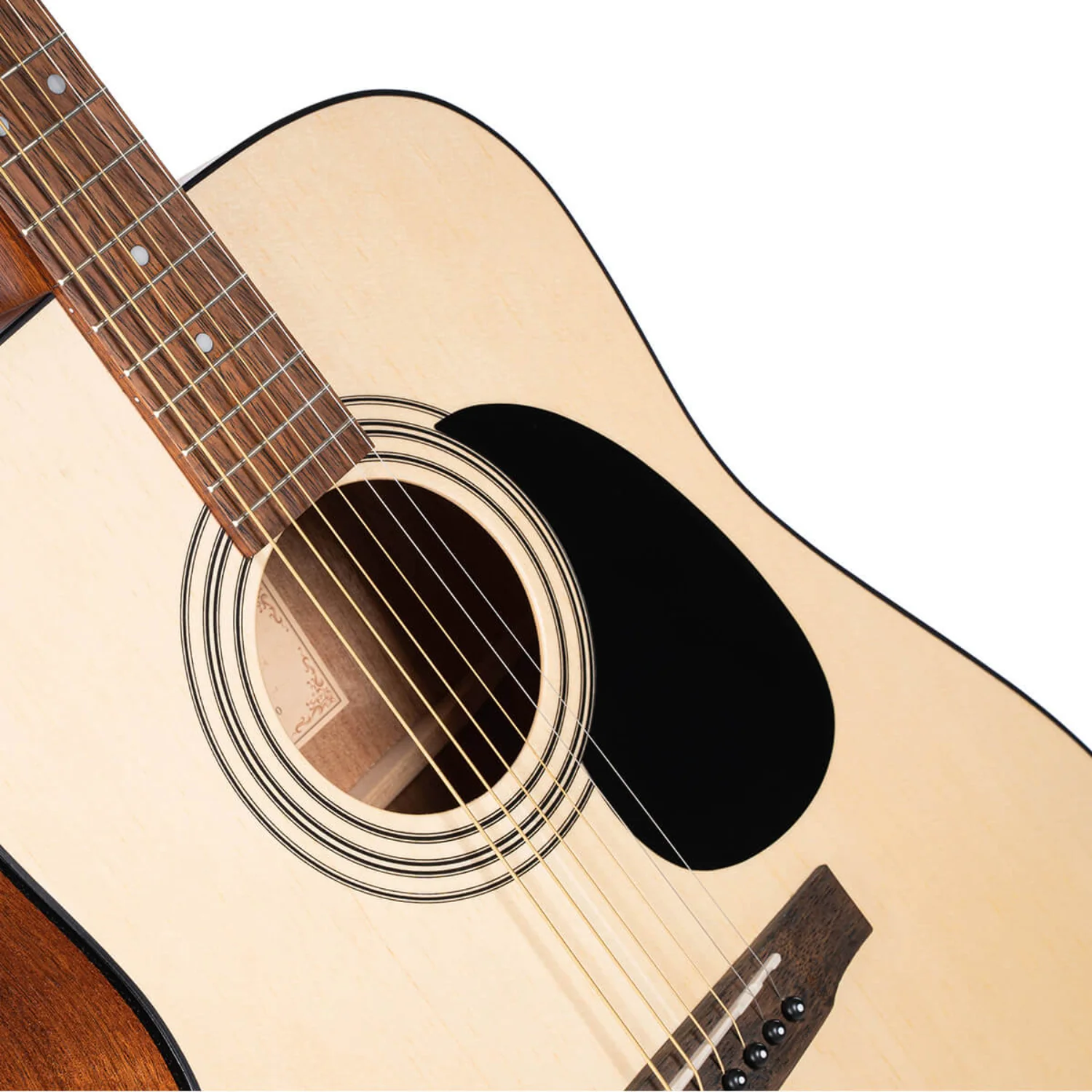 Cort AD810LH-OP Dreadnought Left Handed Acoustic Guitar - Open Pore - Image 3