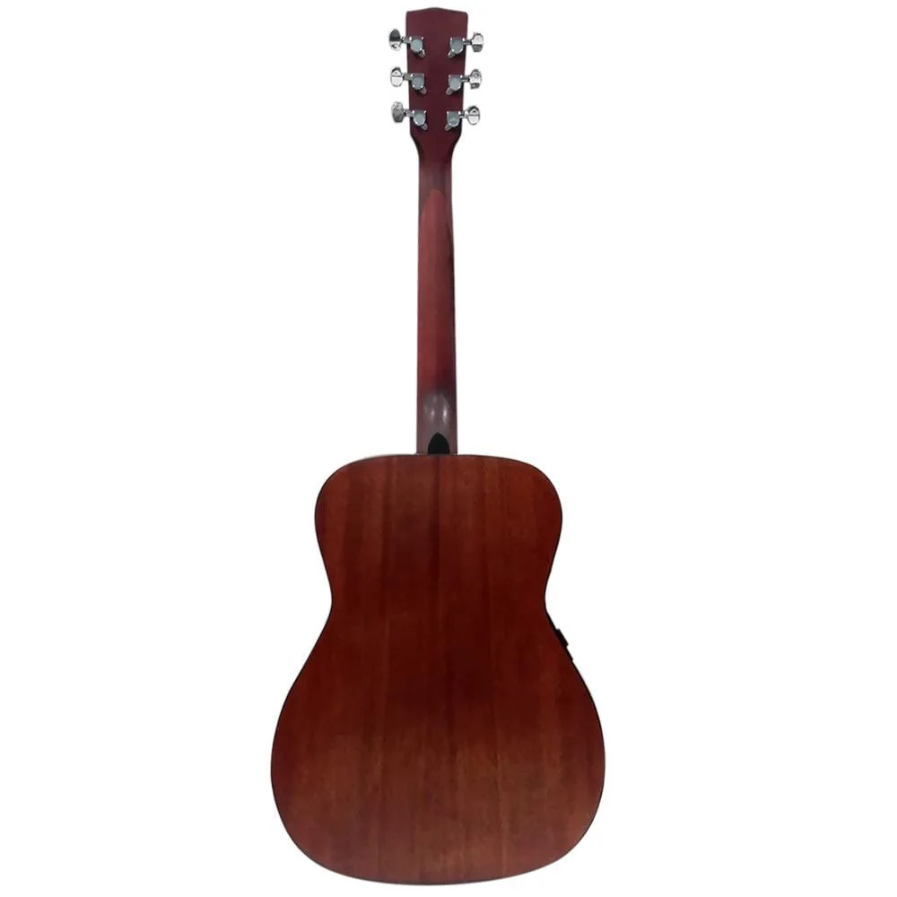Cort AF 550 Solid Top 6 String Grand Concert Electro Acoustic Guitar - Open Pore - Image 4