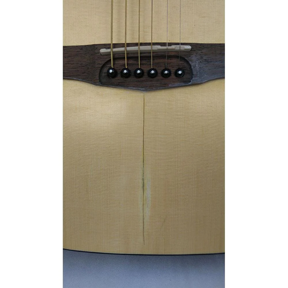 Cort AF 550 Solid Top 6 String Grand Concert Electro Acoustic Guitar - Open Pore - Open Box B Stock - Image 3