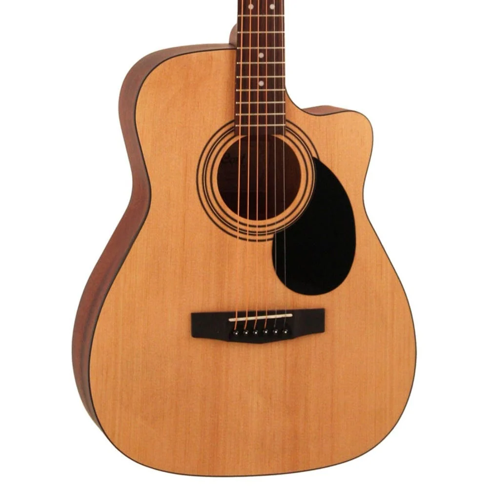 Cort AF500C Standard Series Cutaway 6 String Acoustic Guitar - Image 15