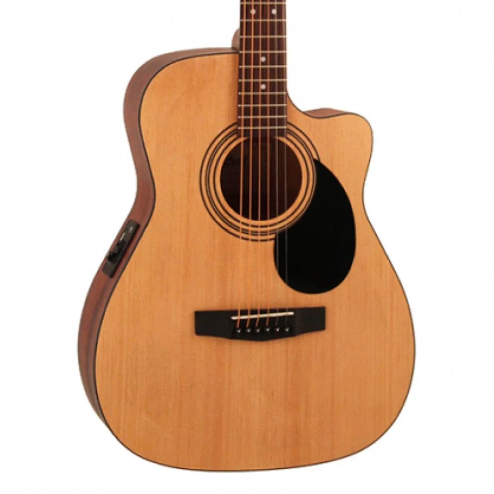 Cort AF500CE Standard Series Cutaway 6 String Electro Acoustic Guitar - Image 13