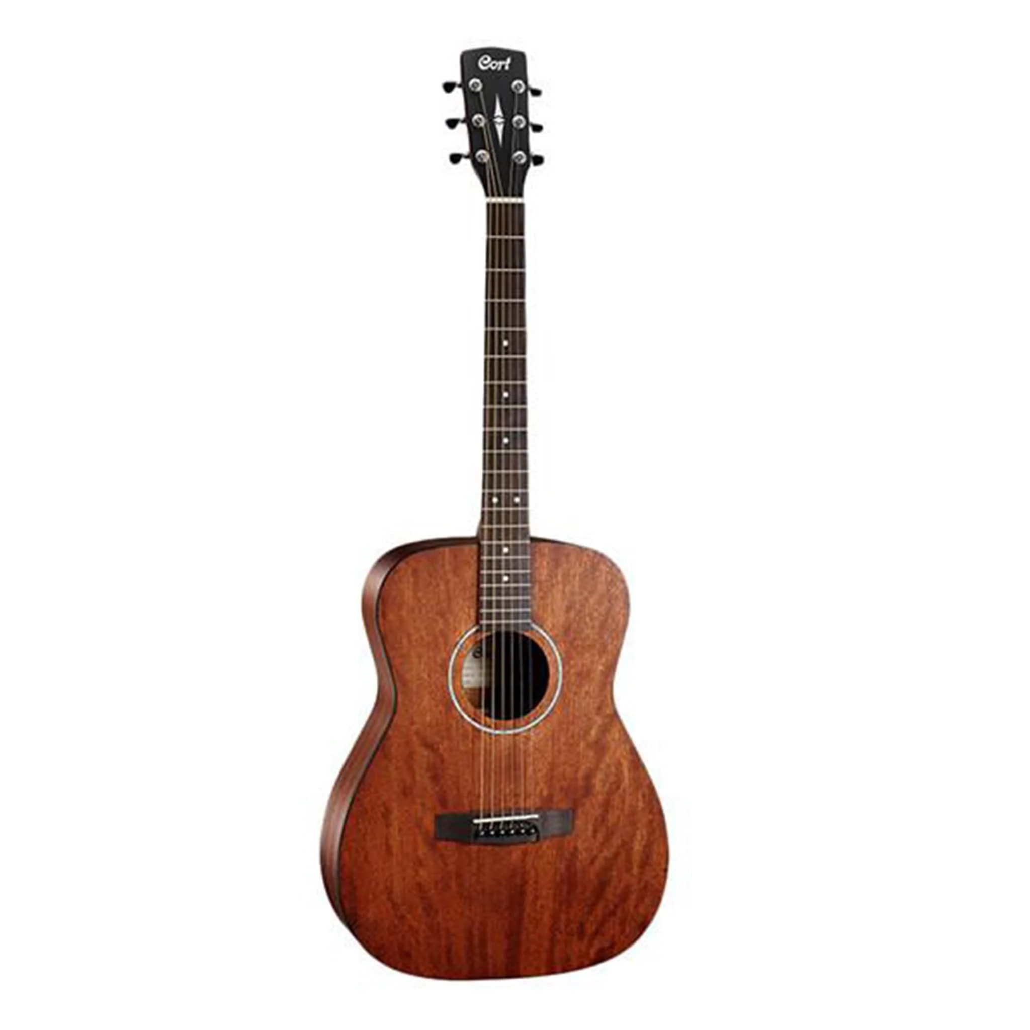 Cort AF510M-OP Concert Body 6 String Acoustic Guitar with Gigbag, Tuner, Strap, Picks, Polishing Cloth & Ebook - Image 2