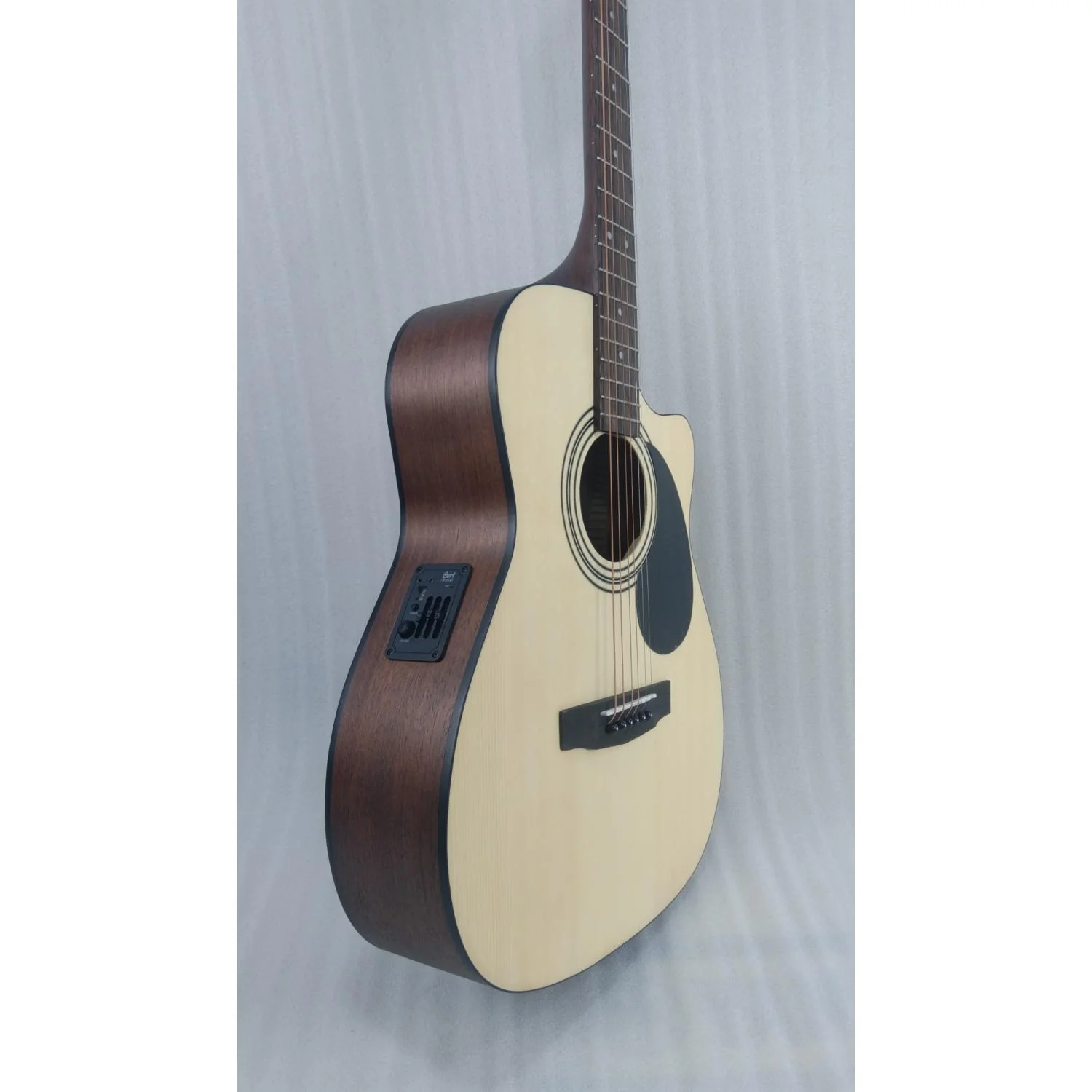 Cort AF515CE 6-String Electro Acoustic Guitar - Open Pore - Open Box - Image 6