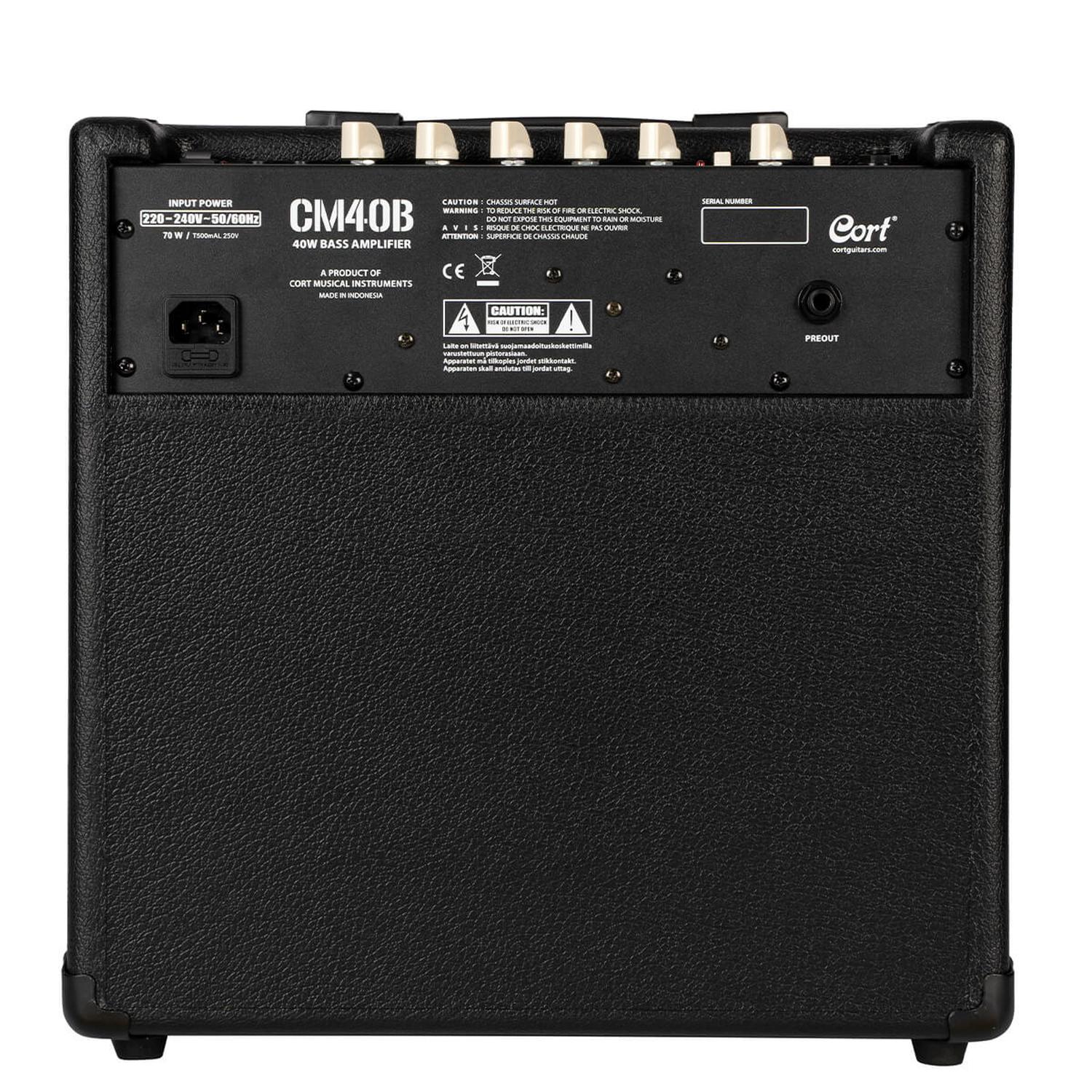 Cort CM40B 40 Watt Bass Guitar Amplifier - Image 3
