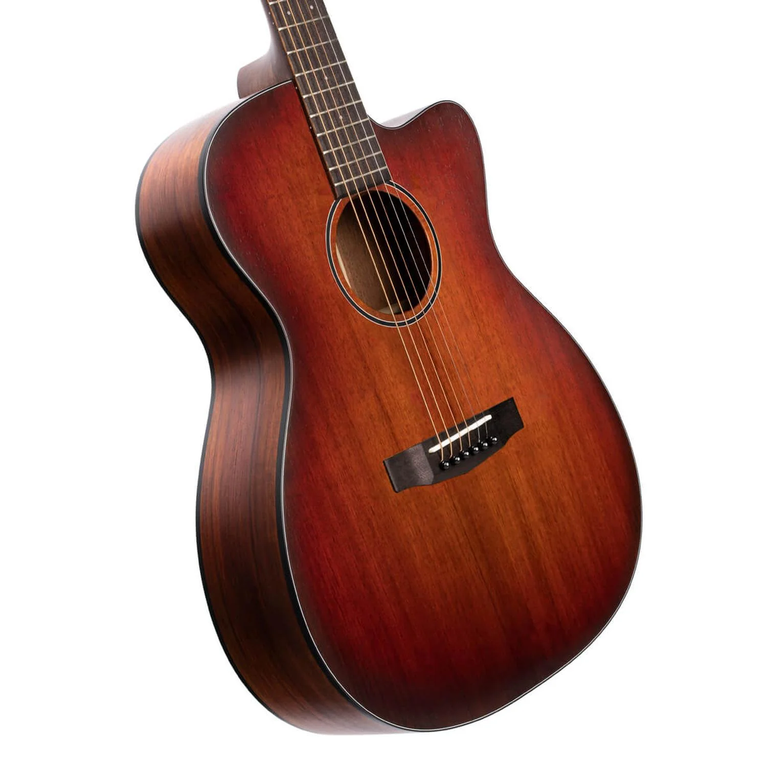 Cort Core OC Blackwood 6-Strings Electro Acoustic Guitar With Bag- Open Pore Light Burst - Image 2
