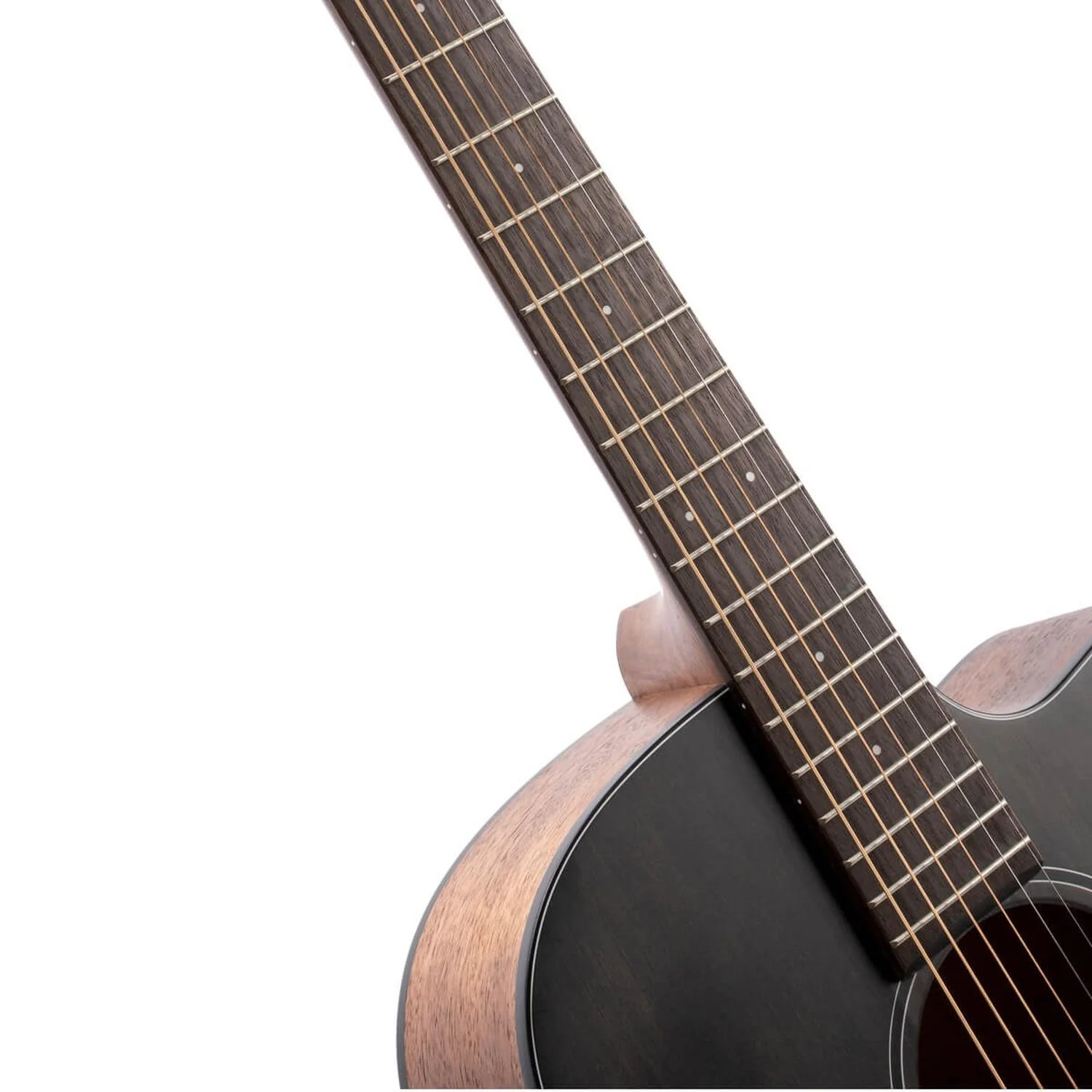 Cort Core OC Spruce 6-Strings Electro Acoustic Guitar With Bag- Open Pore Trans Black - Image 5