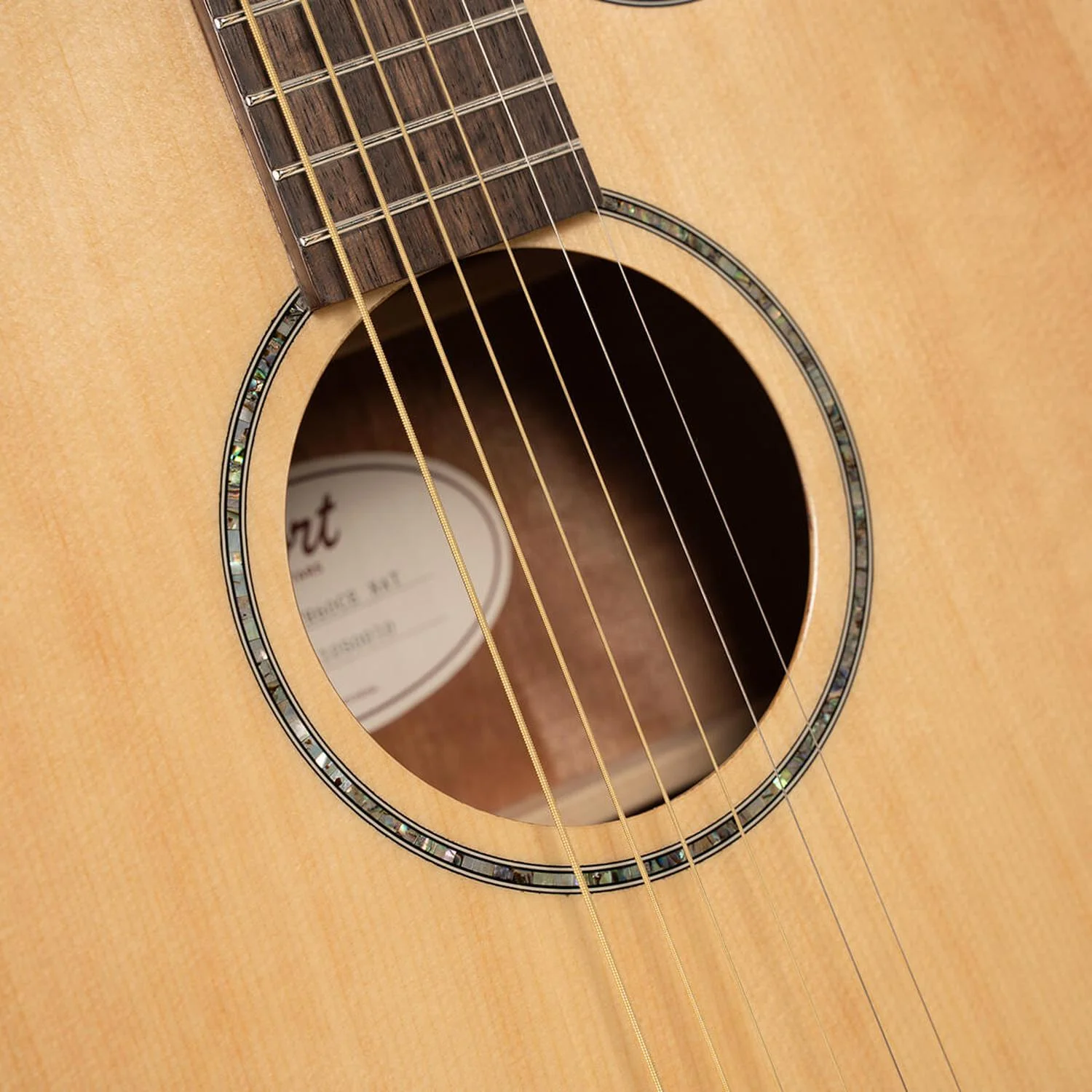 Cort EARTH60CE 6 String Acoustic Guitar - Image 4
