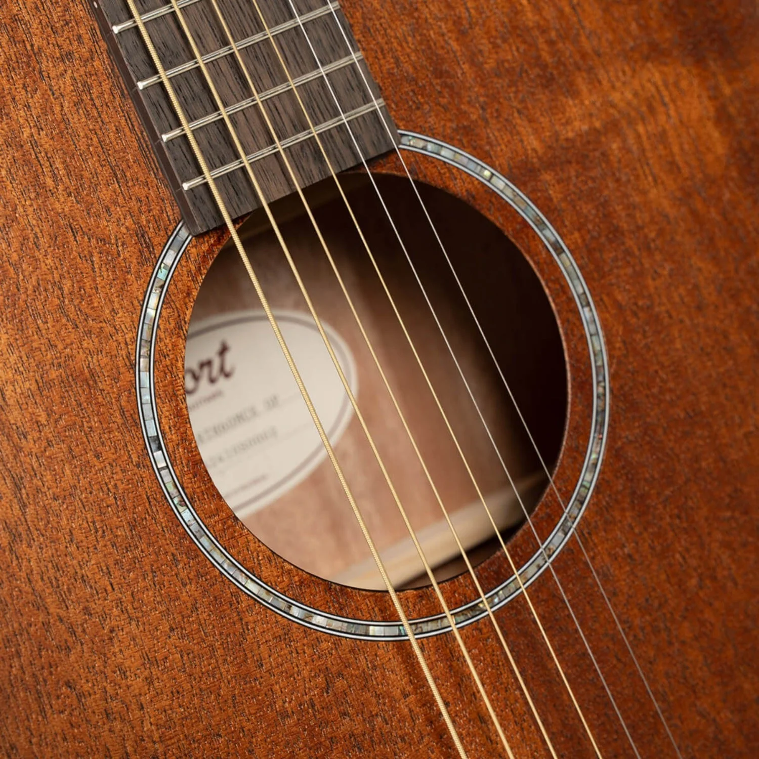 Cort Earth60MCE Semi 6 String Electro Acoustic Guitar - Image 5