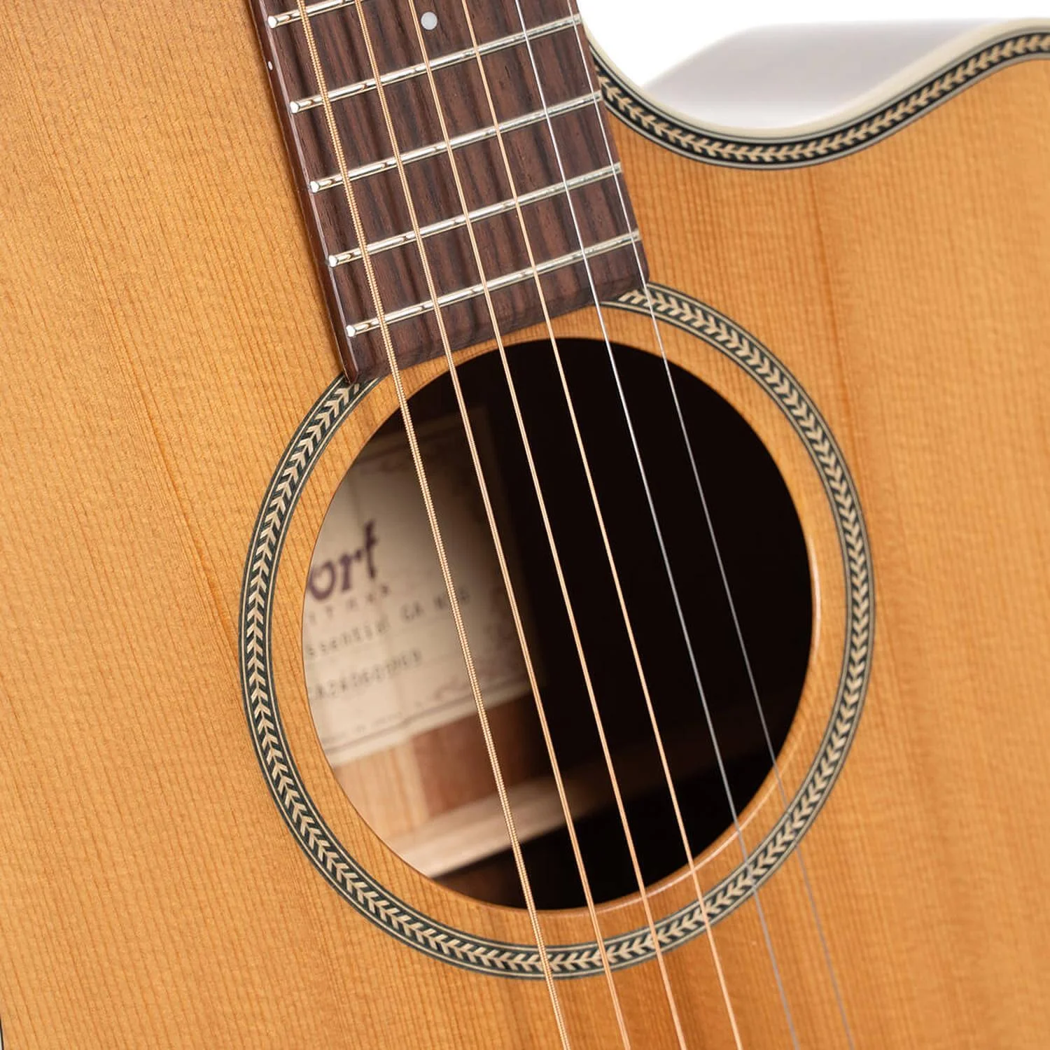 Cort ES-GA4 6 String Semi Electro Acoustic Guitar - Image 5