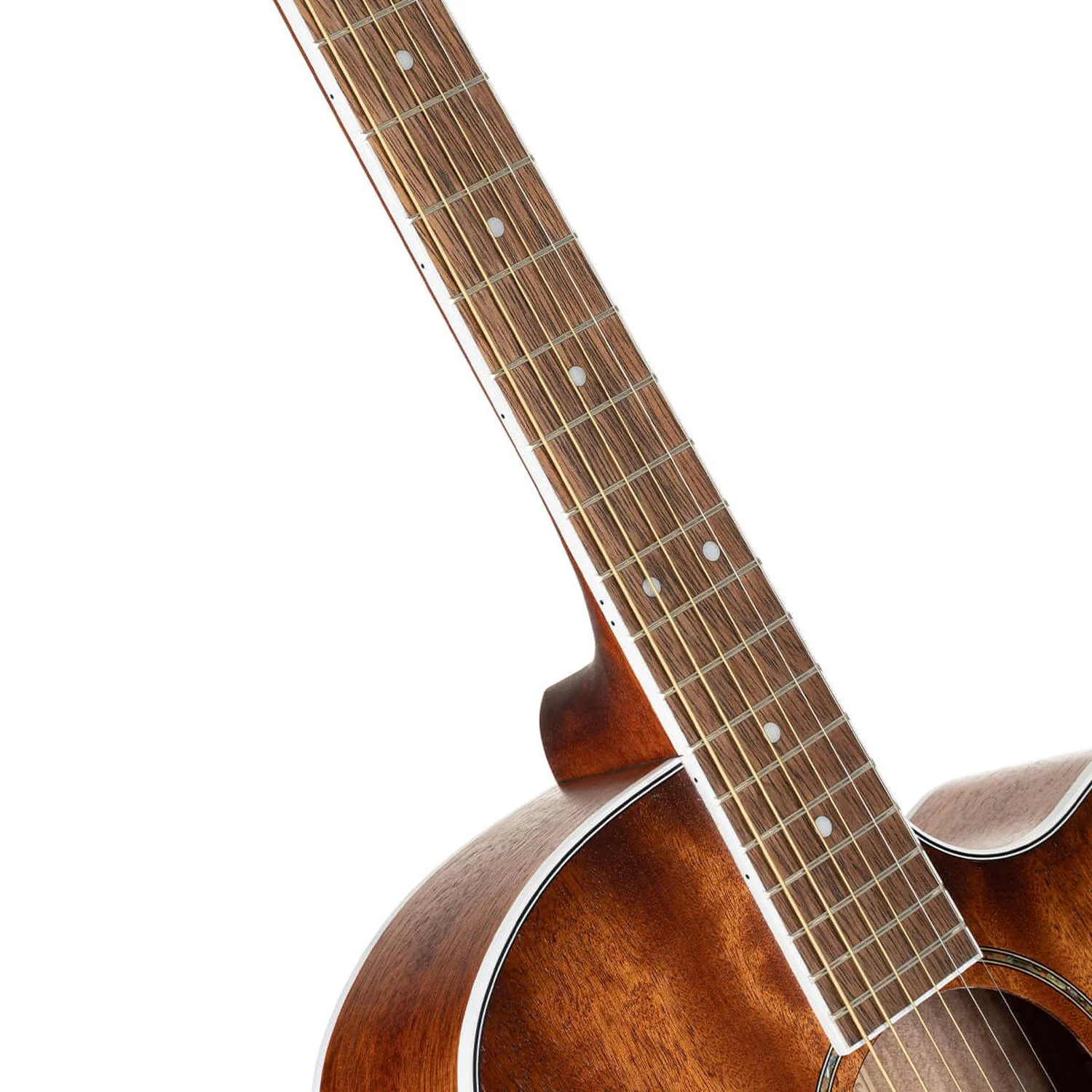 Cort GA-MEDX M-OP 6-Strings Electro Acoustic Guitar with Bag - Open Pore - Image 2