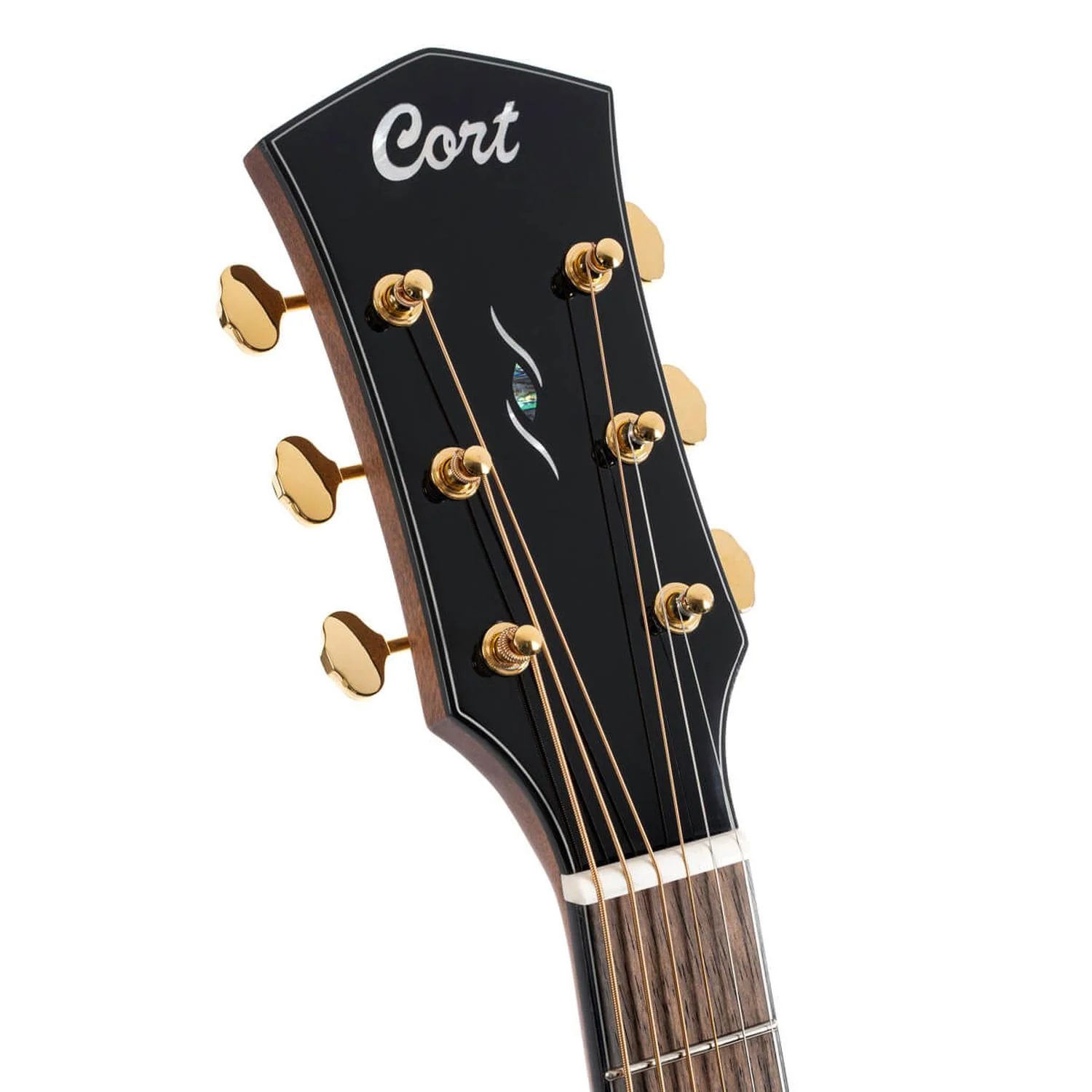 Cort GOLD D6 Dreadnought Acoustic Guitar With Deluxe Soft-Side Case - Natural - Image 5