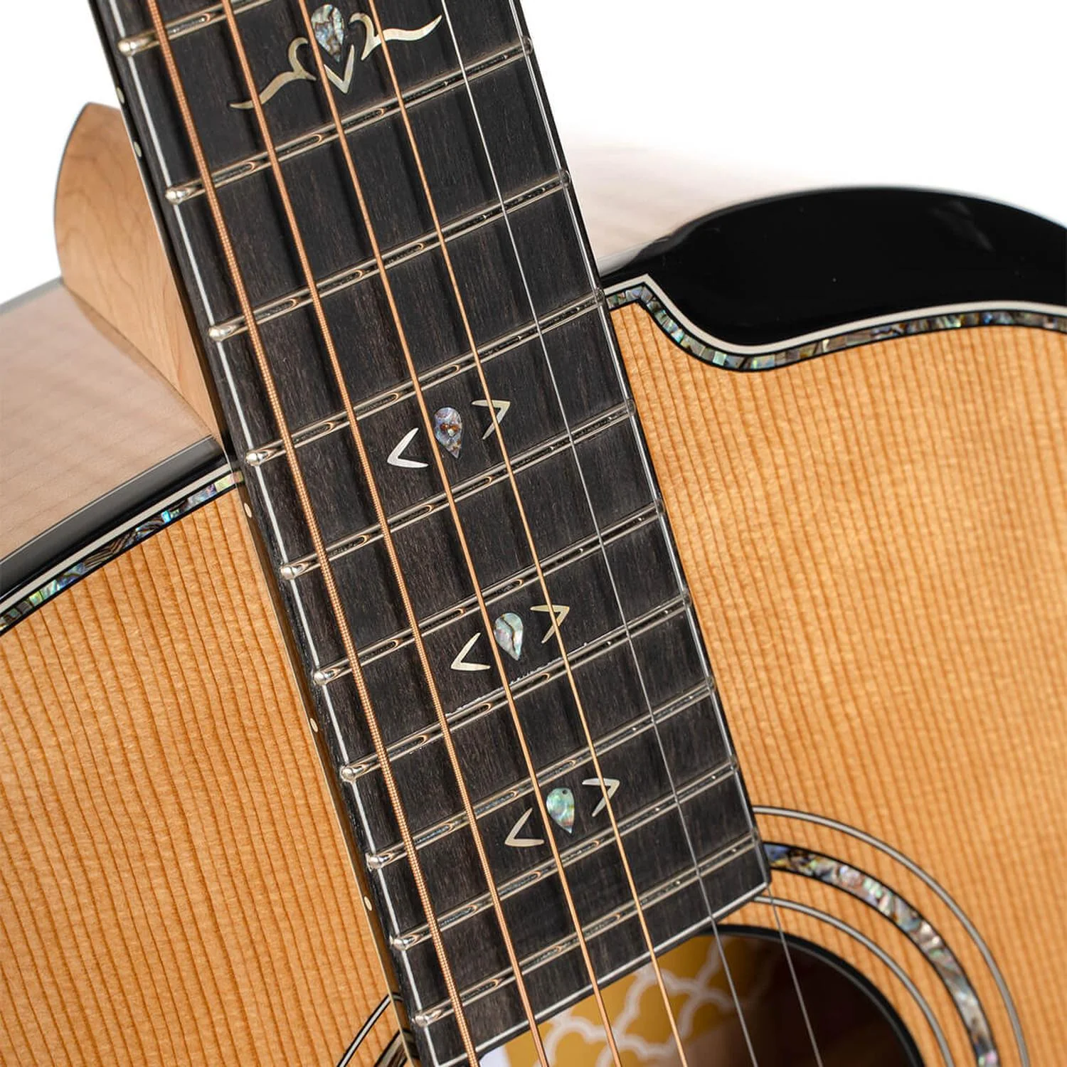Cort Gold-Passion 6 String Electro Acoustic Guitar with Case - Natural Glossy - Image 4