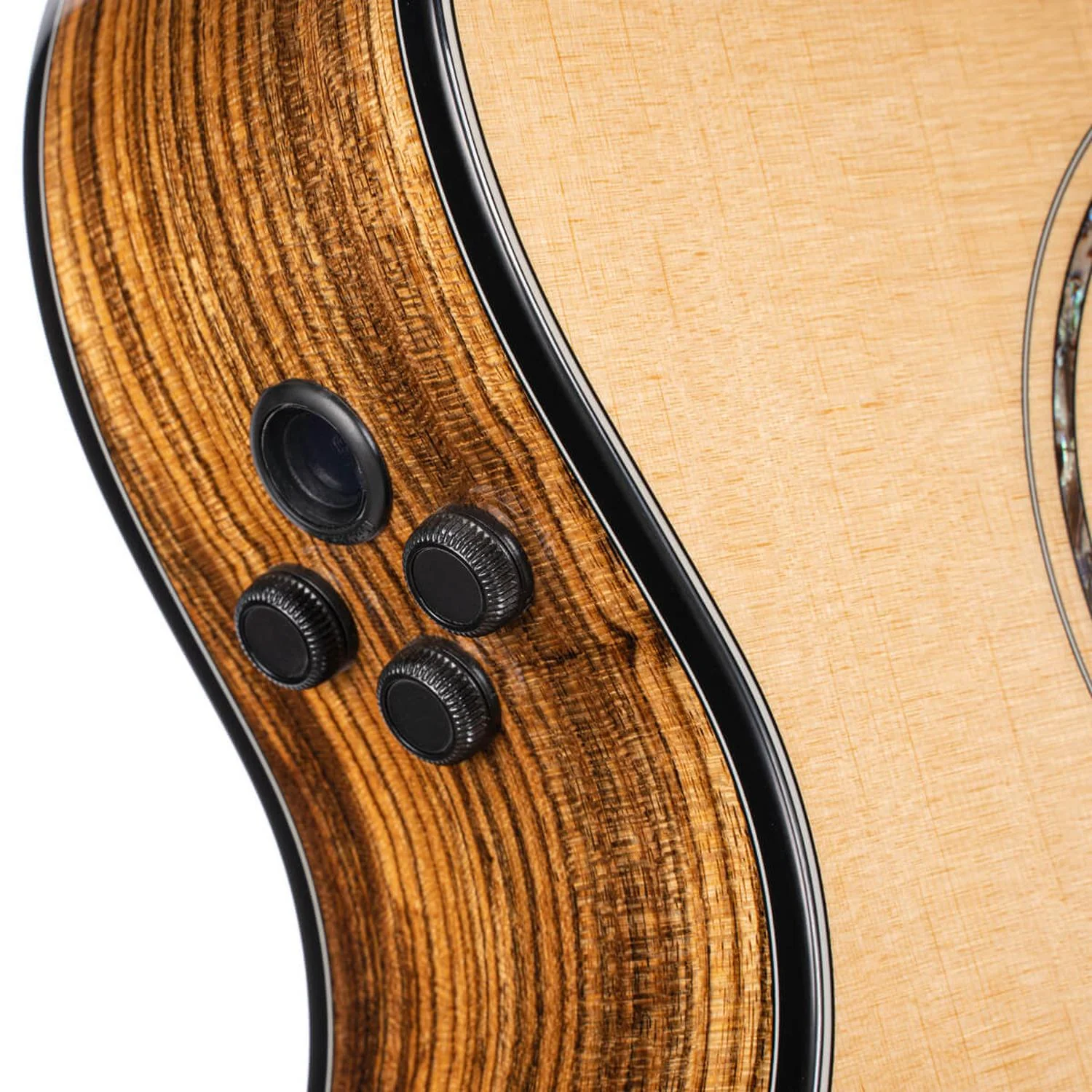 Cort Gold Series Gold OC6 Bocote Electro Acoustic Guitar With Bag - Image 6