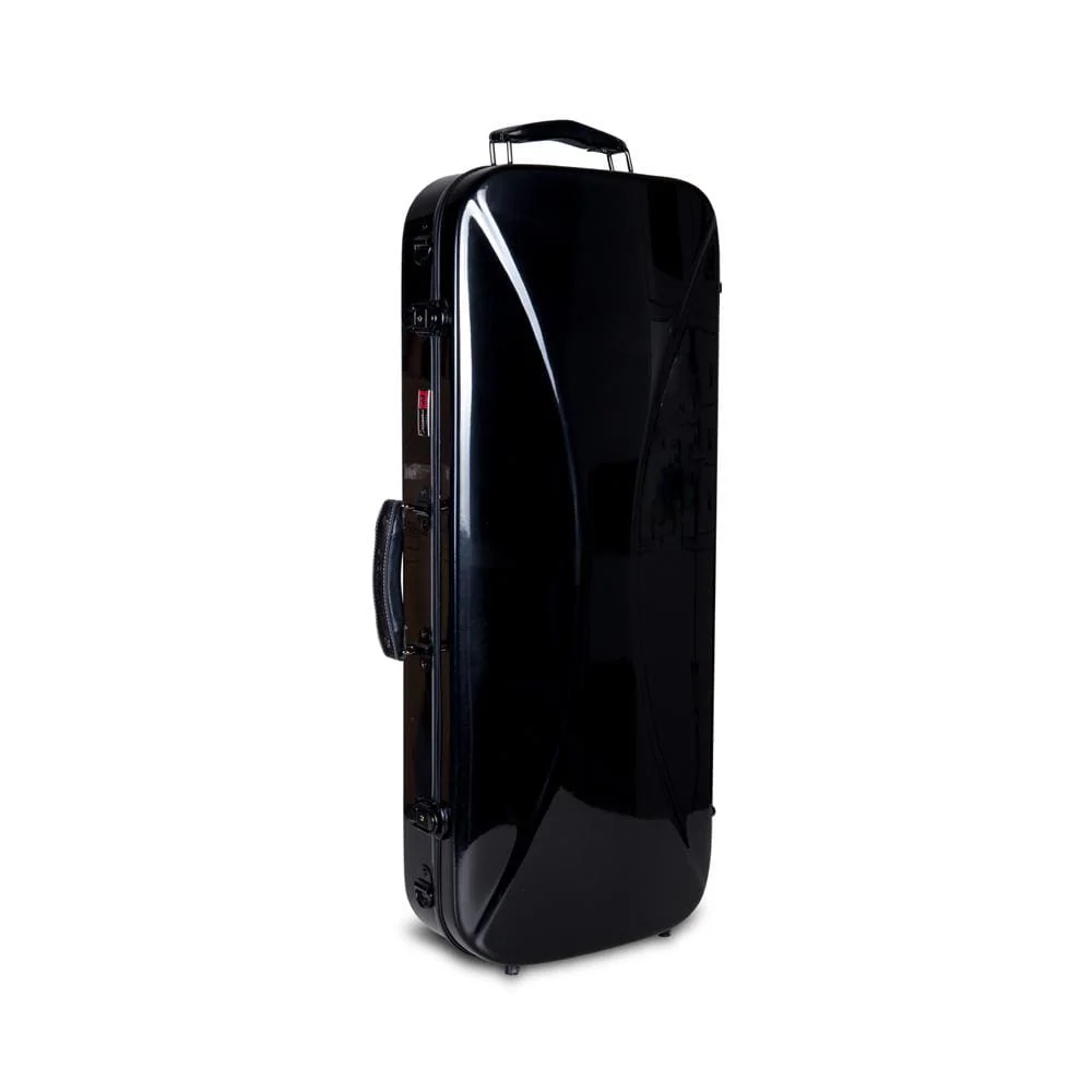 Crossrock CRF1000DVBK Fiberglass Double Violin Case