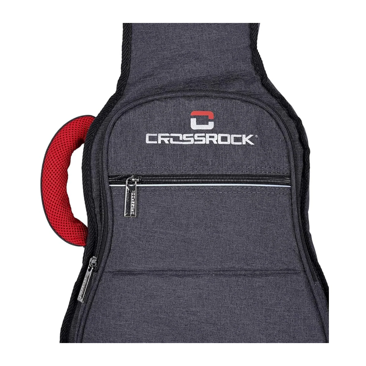 Crossrock CRSG107CUDG Concert Ukulele Gig Bag with 10mm Padding - Dark Grey - Image 4