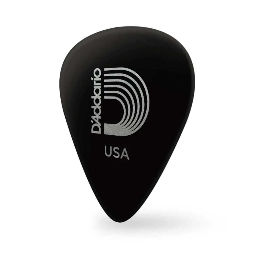 D'Addario Classic Celluloid Black 0.50mm Light Gauge Guitar Pick - Image 2