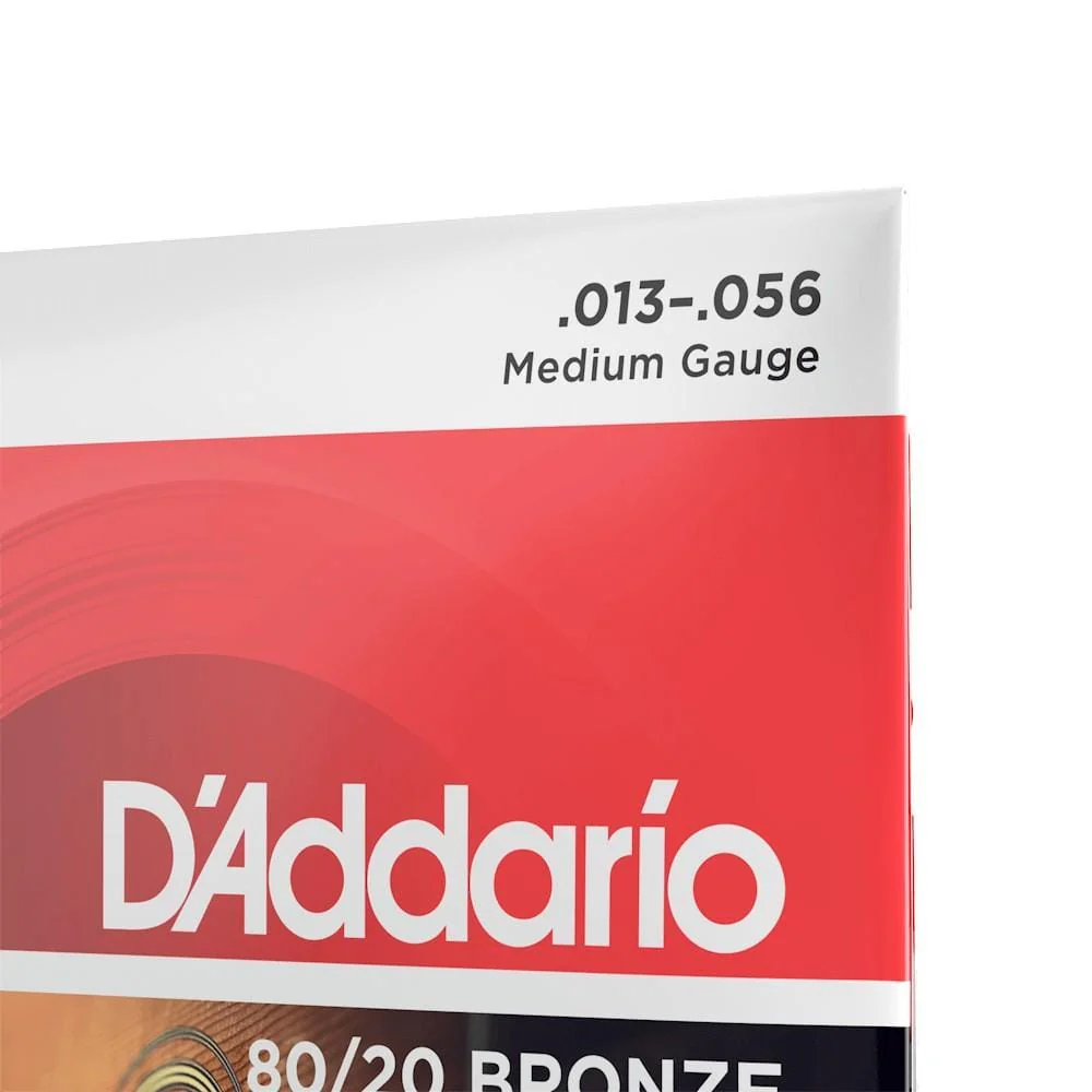 D'Addario EJ12 80/20 Bronze Medium Acoustic Guitar String Set - Image 4