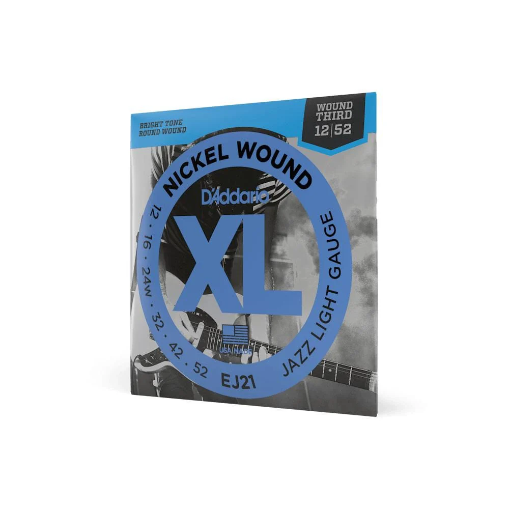 D'Addario EJ21 XL Jazz Lite Electric Guitar String Set
