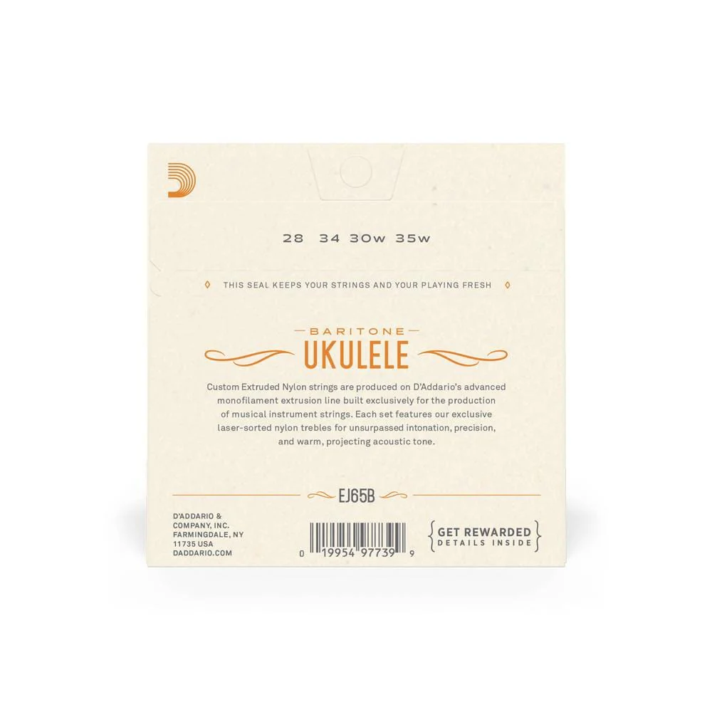 D'Addario EJ65B Baritone Ukulele String Set - Image 3