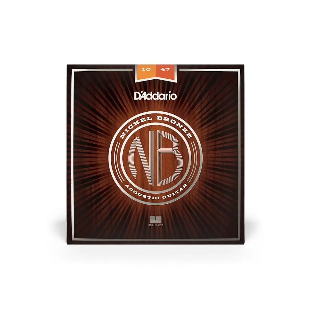 D'Addario NB1047 X Lite Nickel Bronze Acoustic Guitar String Set