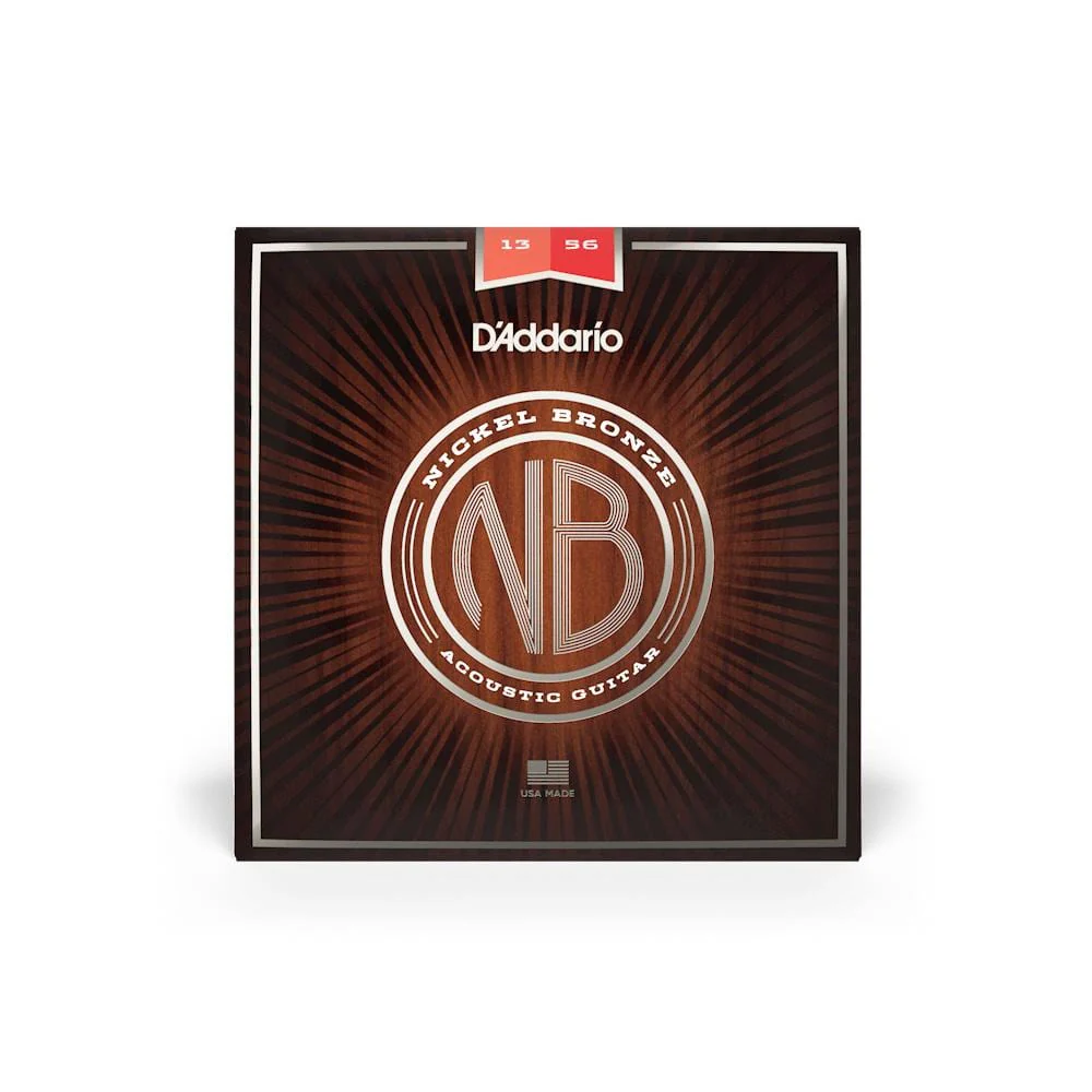 D'Addario NB1356 Nickel Bronze Medium Acoustic Guitar String Set - Image 2