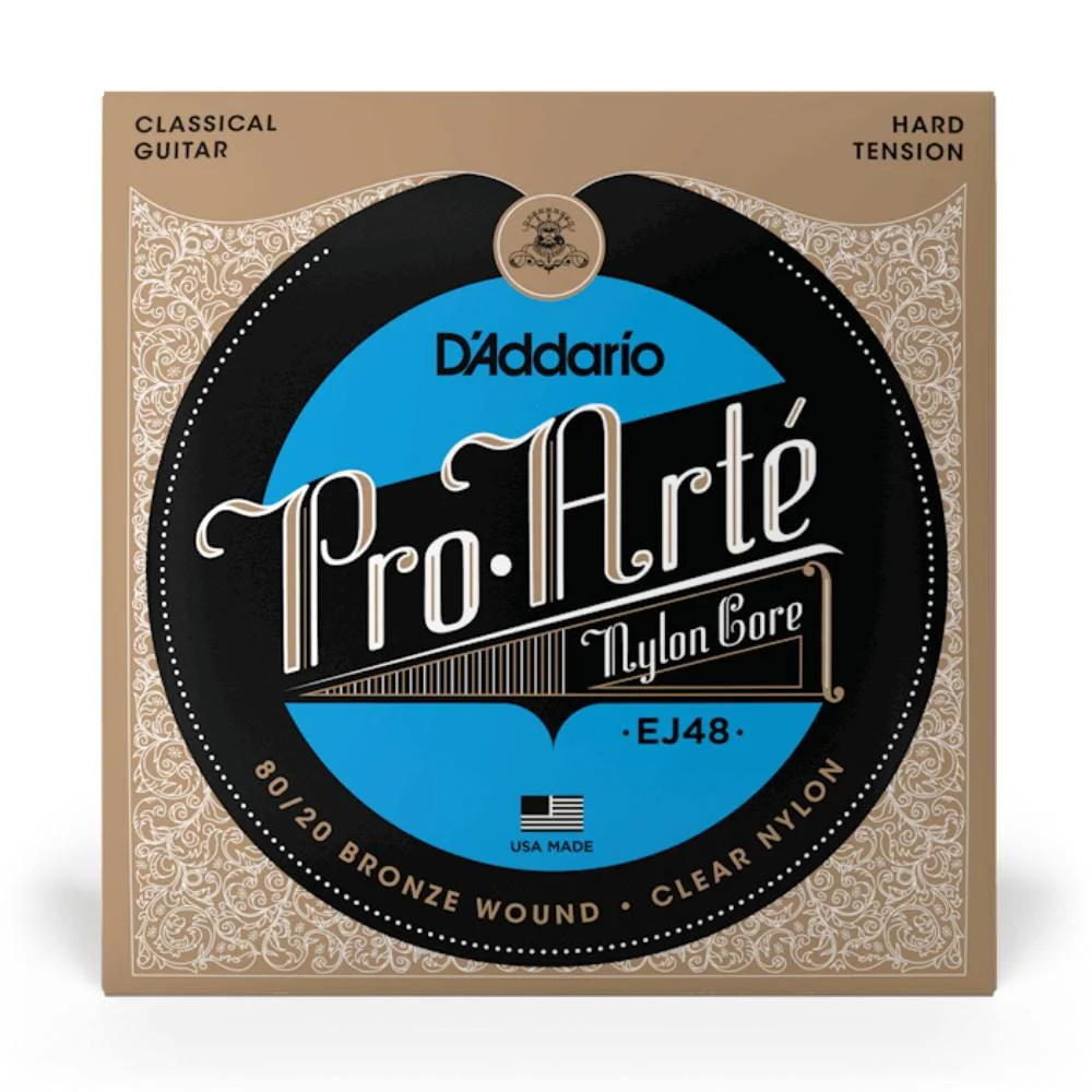 DAddario Pro-Arté EJ48 80/20 Bronze Wrap Nylon Core Classical Guitar String Set