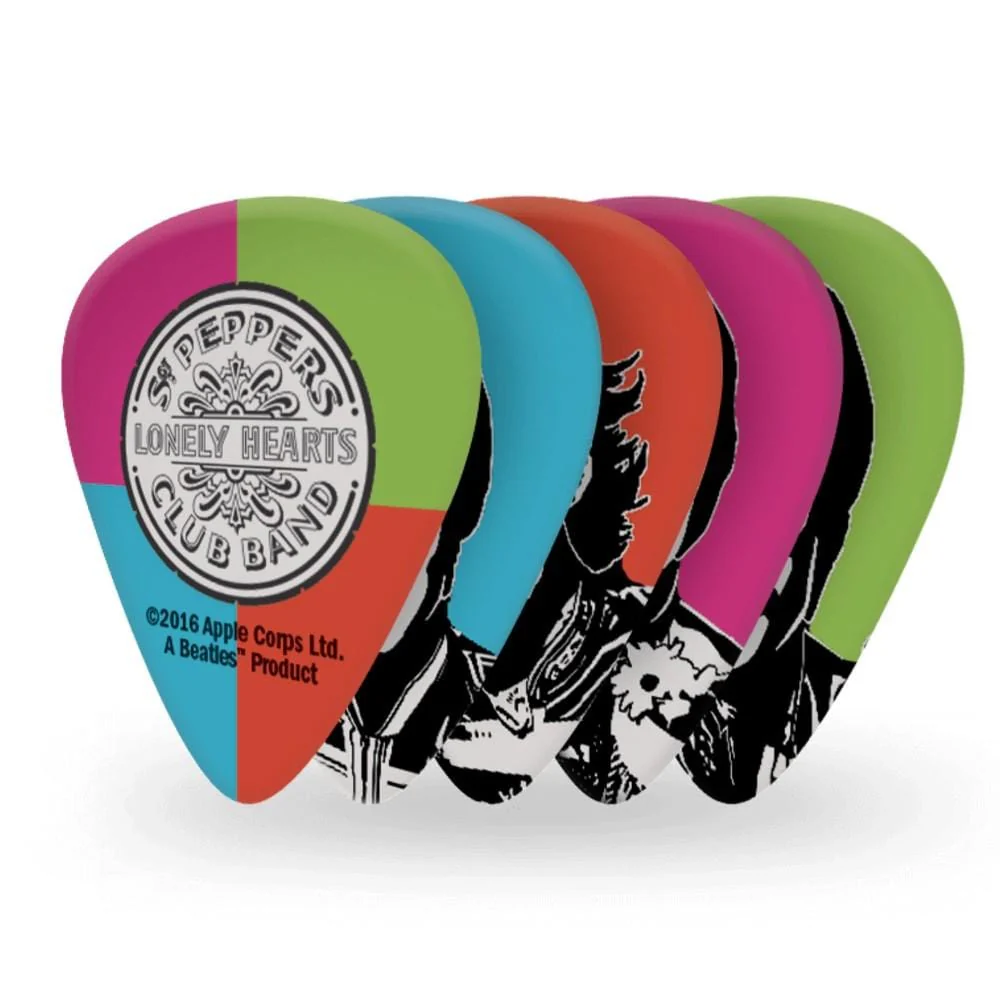 D'Addario The Beatles SGT Peppers Lonely Hearts Club Band Guitar Picks- Pack of 10 - Image 4